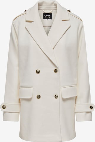 Manteau mi-saison 'INGRID' ONLY en blanc : devant