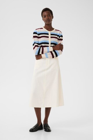 Part Two Gebreid vest 'Linika' in Geel