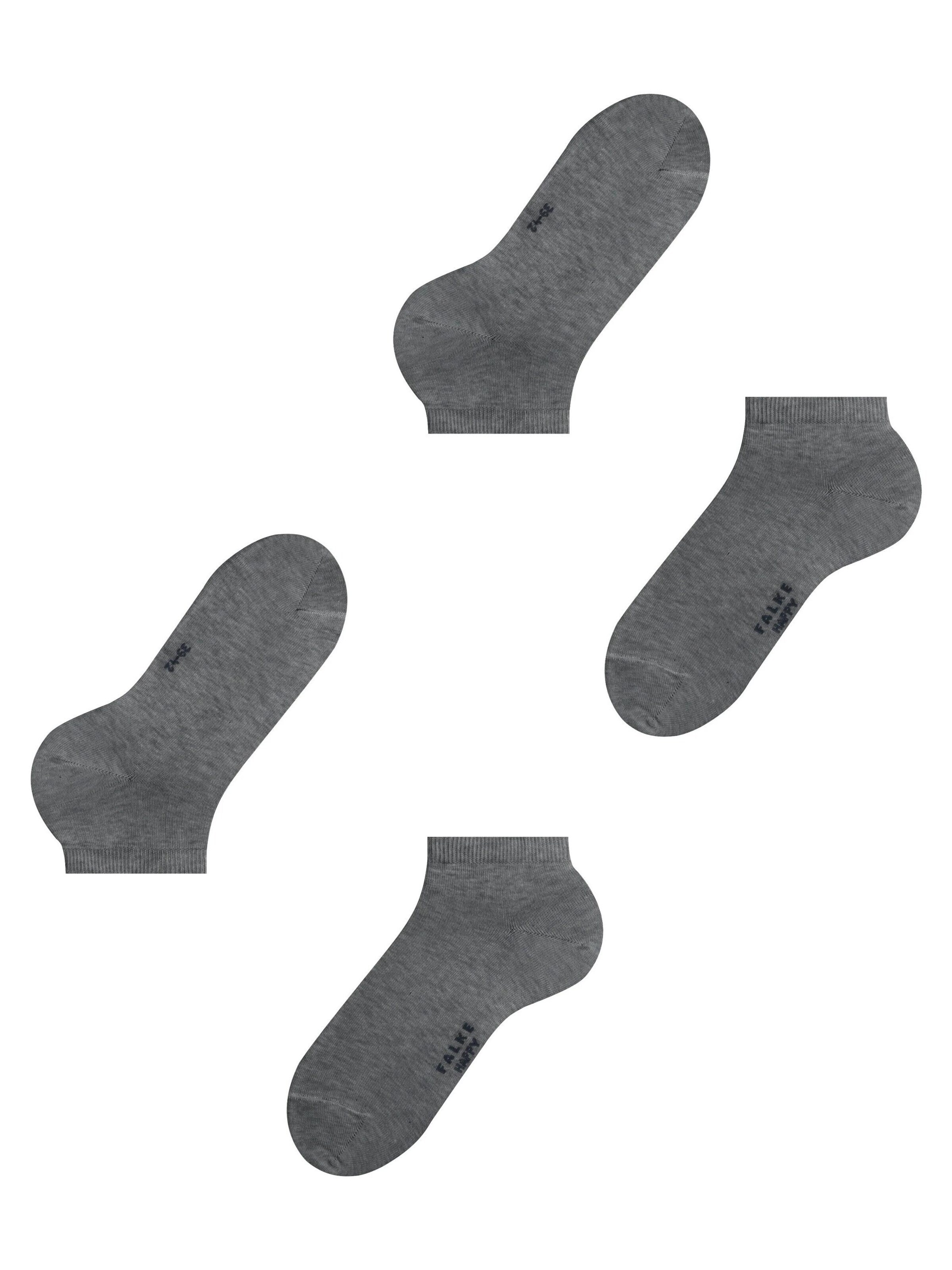 FALKE Socks 'Happy 2-Pack' in Grey