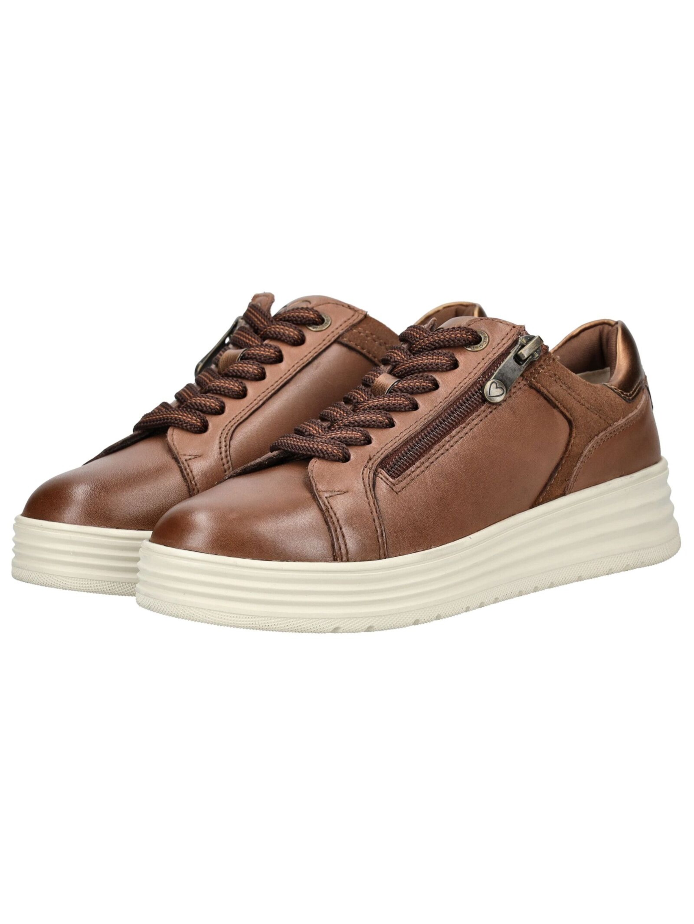 MARCO TOZZI Athletic lace-up shoe in Brown