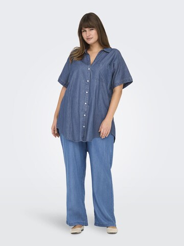 Chemisier 'CARPenna' ONLY Carmakoma en bleu