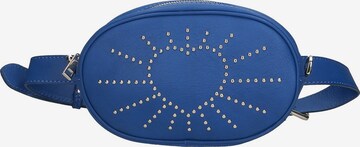 Marsupio 'Marsupio Donna Pelle Sauvage Borchie Elysa - Made in Italy' di Gave Lux in blu: frontale