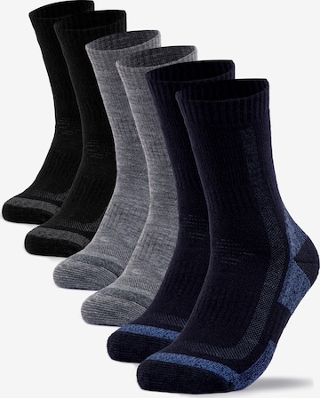 Occulto Sokken 'Erik' in Blauw: voorkant