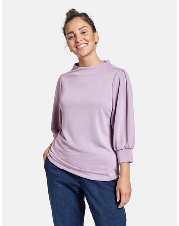 TAIFUN Shirt in Lila: voorkant