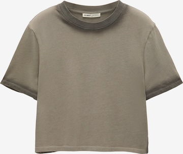 Tricou de la Pull&Bear pe maro: față