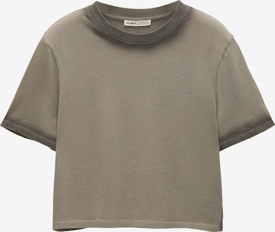 Pull&Bear T-shirt en marron, Vue avec produit