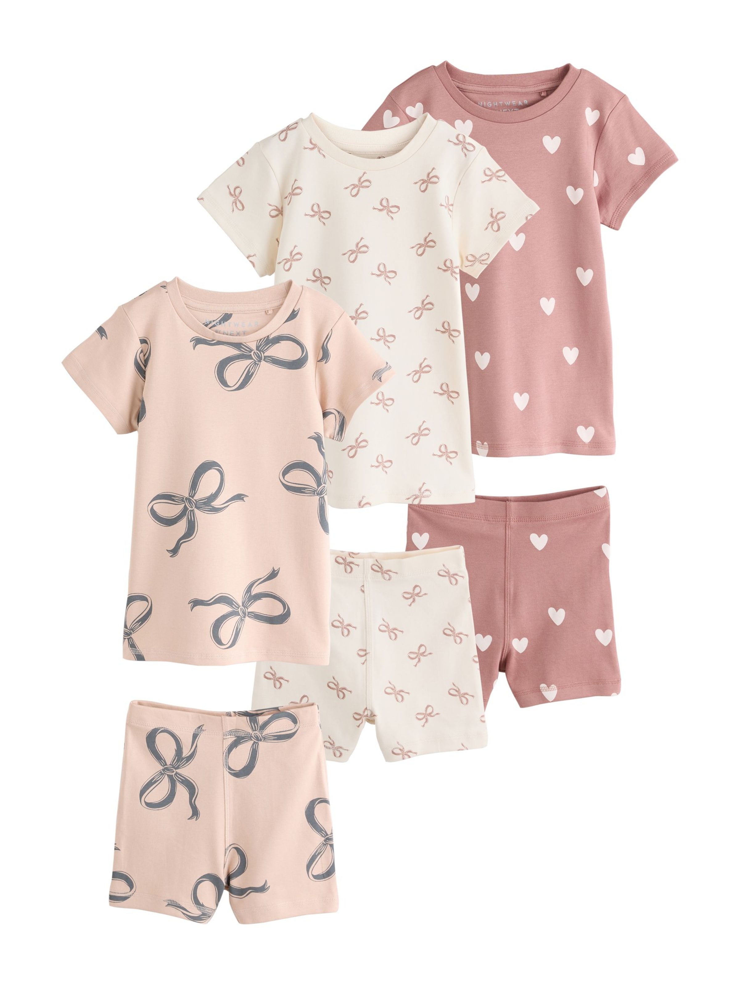 Next Schlafanzug in Beige: Vorderseite