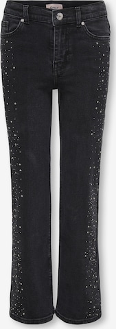 juoda ONLY GIRLS Plačios klešnės Džinsai 'KOGJUICY': priekis