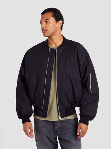 ANNARR Between-Season Jacket 'ANRRAF' in Black: front