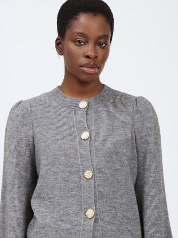 Influencer Knit Cardigan in Grey