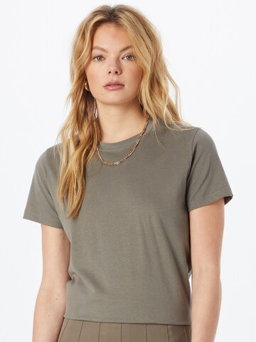 T-shirt 'Lean' WEEKDAY en vert : devant