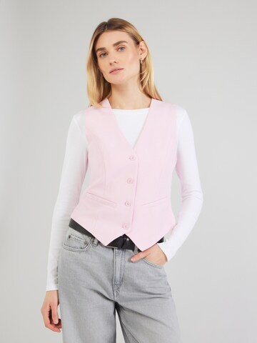 Gilet da completo 'PCBOXXY' di PIECES in rosa: frontale