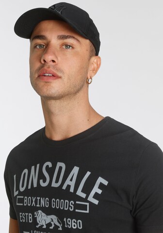 LONSDALE Футболка в Черный