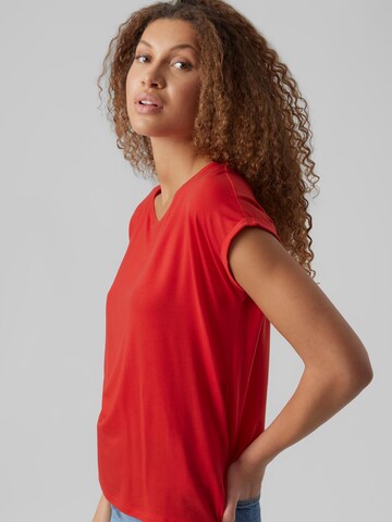 VERO MODA Shirt 'AVA' in Rood