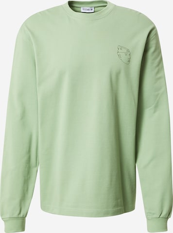 ABOUT YOU Limited Sweatshirt 'Jim'  by Jannik Stutzenberger' in Green: front