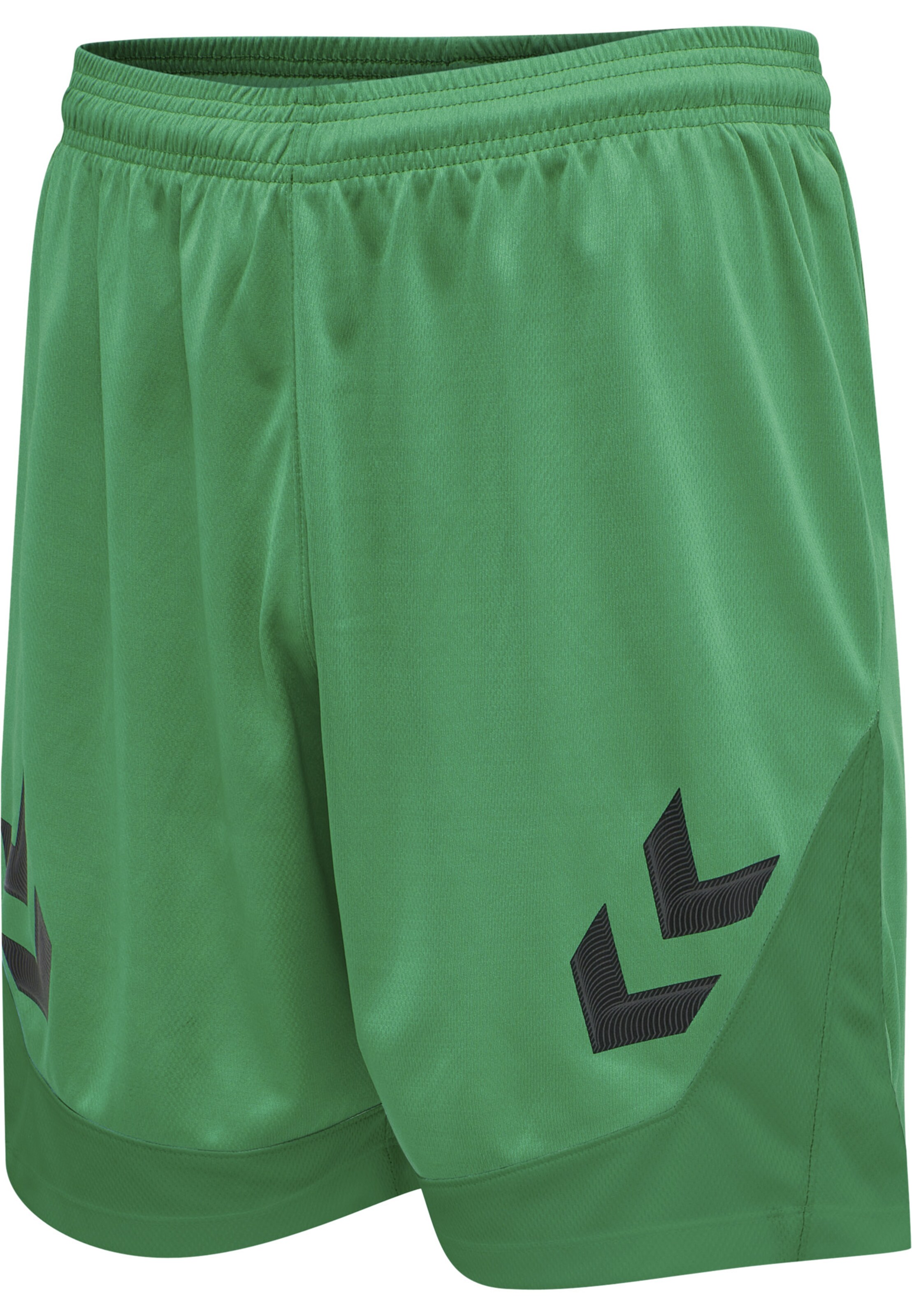 Hummel Regular Workout Pants 'Lead' in Green