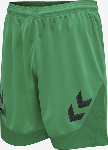 Hummel Regular Workout Pants 'Lead' in Green