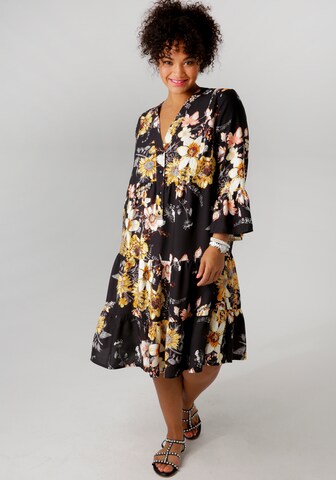 Aniston Shirt Dress in Black