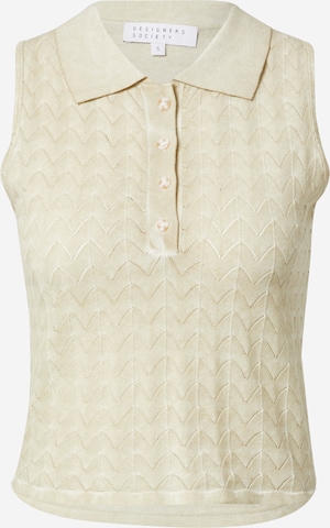 Tops en tricot 'ALISIOS' Designers Society en beige : devant