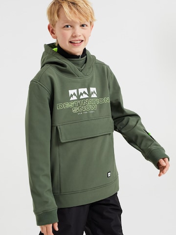 WE Fashion Sweatshirt in Green: front