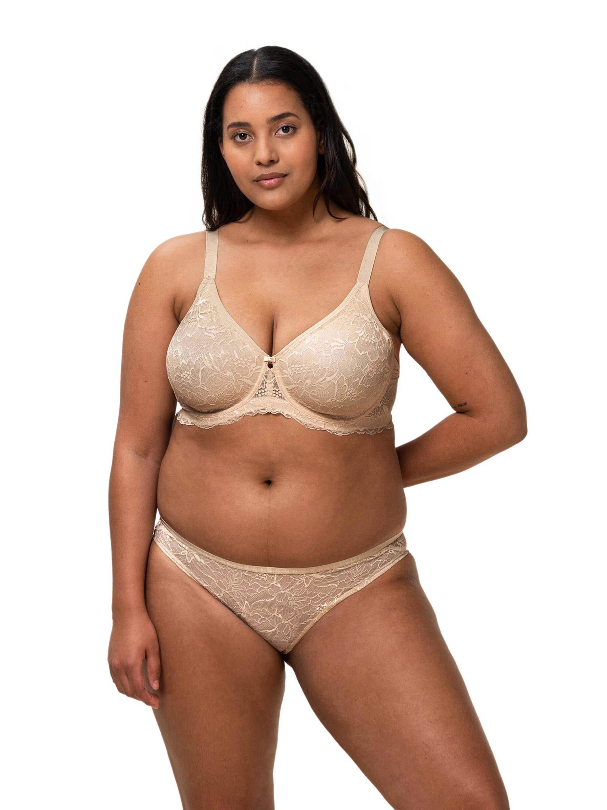 TRIUMPH T-shirt BH 'Amourette Charm' in Beige