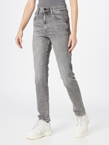 G-Star RAW Slimfit Jeans 'Virjinya' in Grijs: voorkant