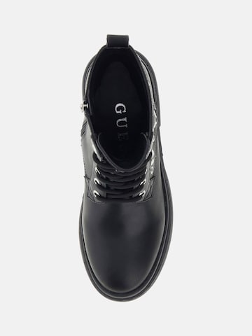 GUESS Schnürstiefelette 'Yarinie' in Schwarz