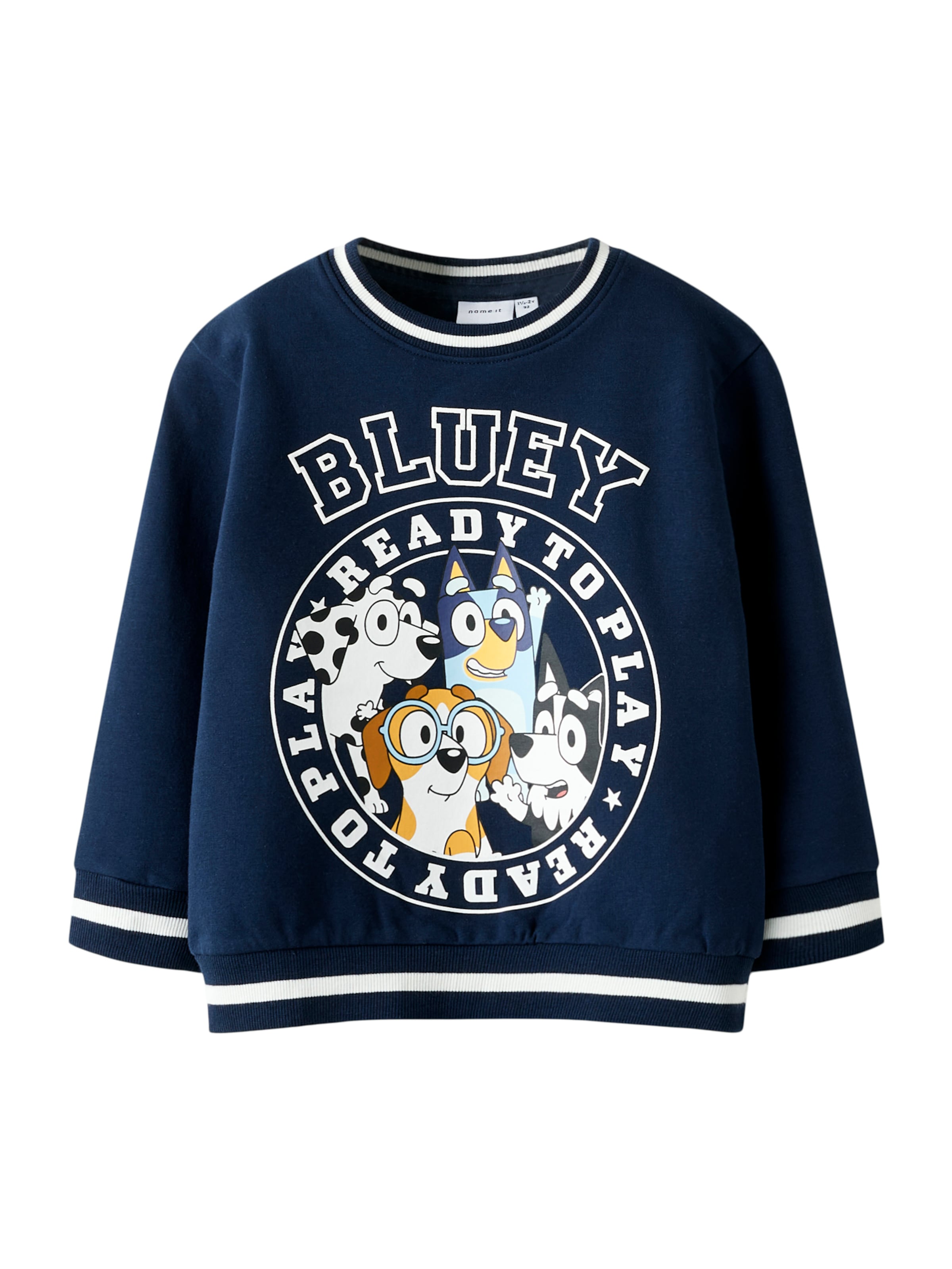 NAME IT Mikina ''NMMNIMBU BLUEY' – modrá: přední strana