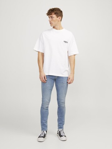 JACK & JONES Skinny Jeans 'JJLiam Evan' in Blau