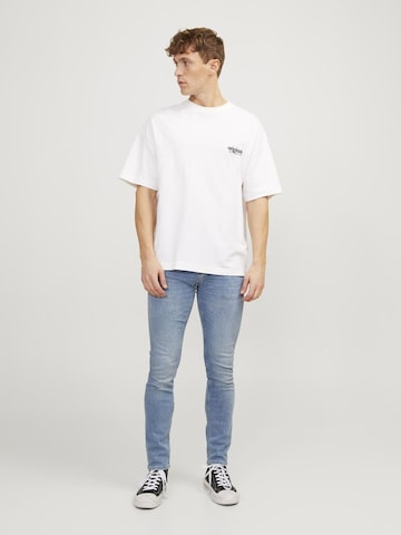 JACK & JONES Skinny Jeans 'ILIAM EVAN 594' i blå