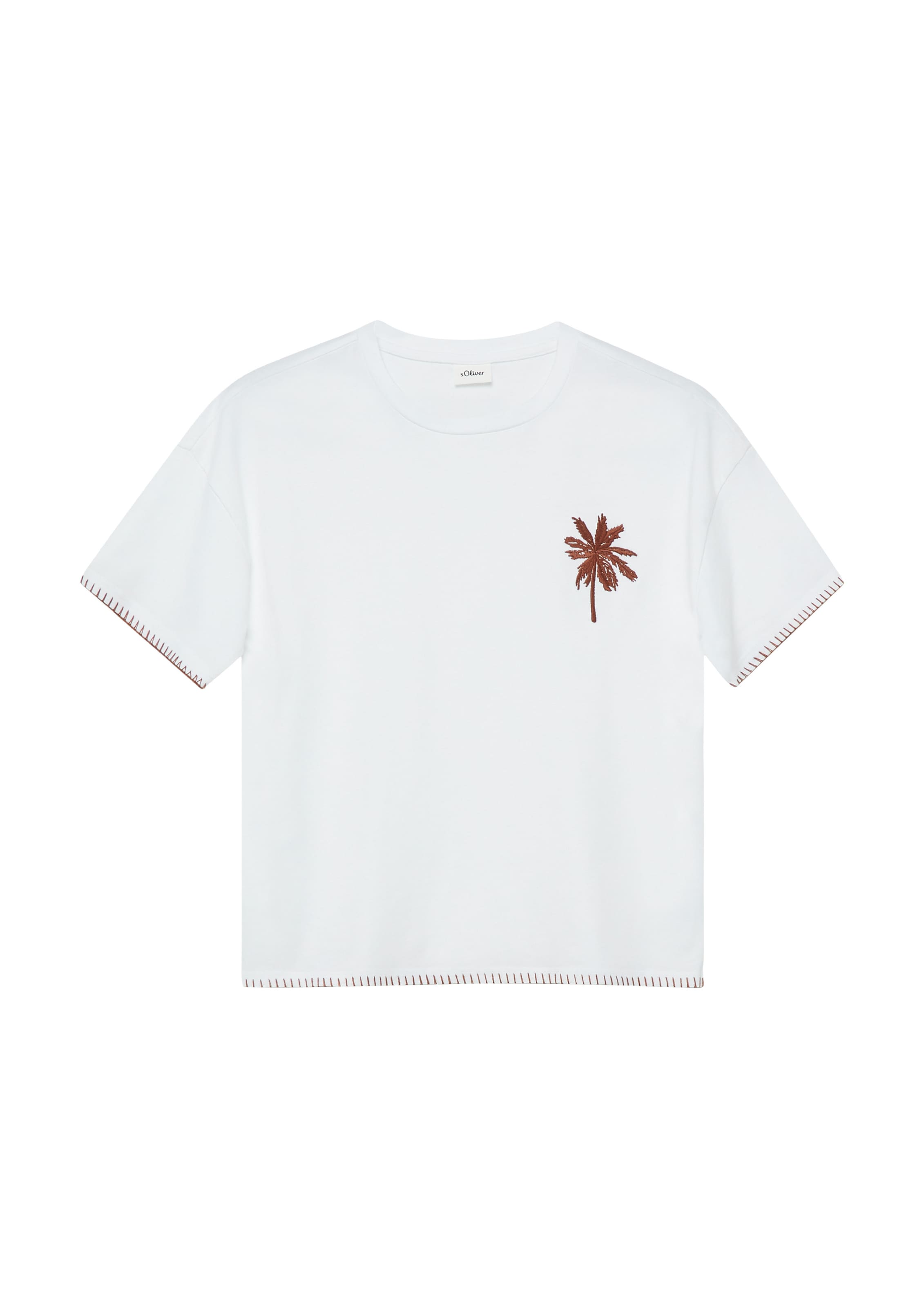 s.Oliver Shirt in 134-140 in White, Item view