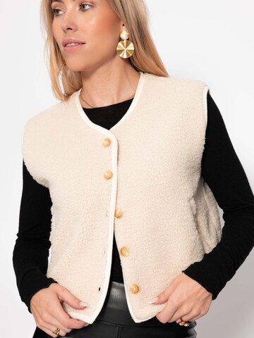 SASSYCLASSY Weste‌‌‌‌‌ in Beige
