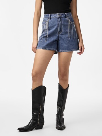 YAS Loosefit Jeans 'YASCONNELLY' in Blauw: voorkant