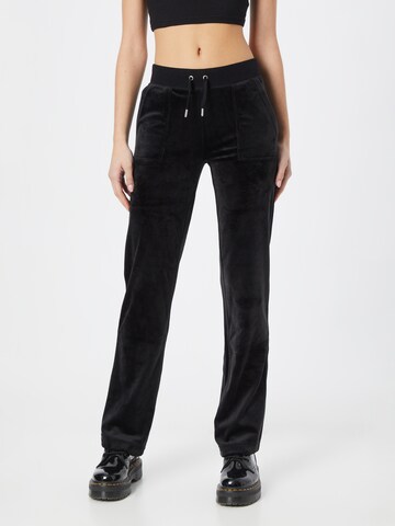 Juicy Couture Regular Pants 'DEL RAY' in Black: front