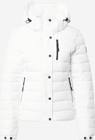 Veste d’hiver 'Fuji' Superdry en blanc : devant