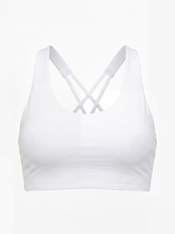 Fortex Fitness Klassiek Sport bh 'Everyday' in Wit: voorkant