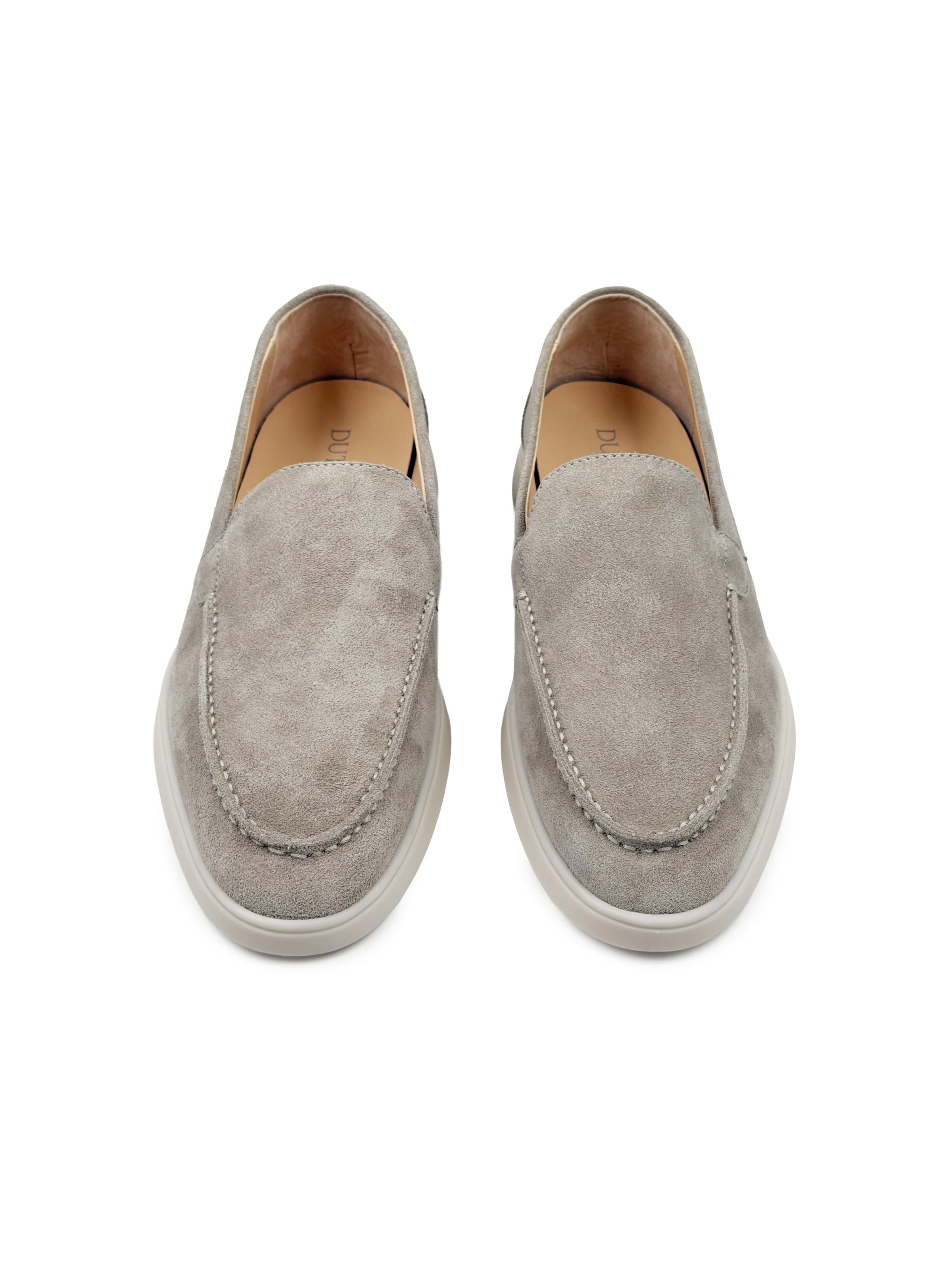 Chaussure basse 'Adore Classic Loafer' Dutch'D en gris