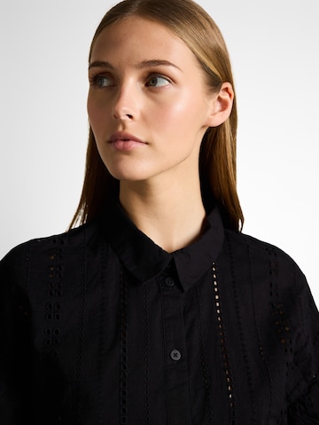 TOM TAILOR DENIM Shirt dress in Black