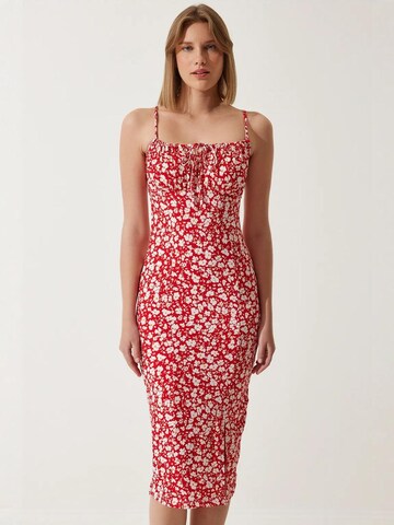 Happiness İstanbul - Vestido 'Midi' em vermelho