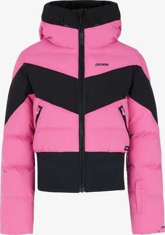 PROTEST Winterjacke 'PRTMILOU JR' in Pink: Vorderseite