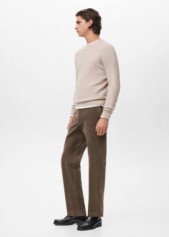 MANGO MAN Pullover 'Lotus' in Beige