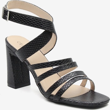 Celena Strap sandal 'Cattaleya' in Black