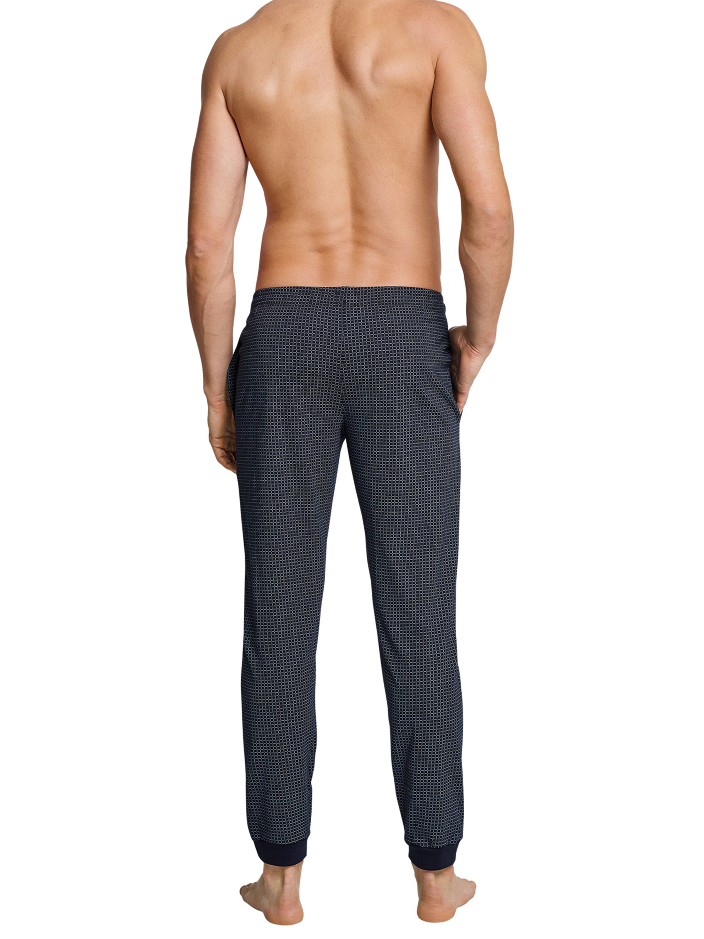 SCHIESSER Regular Pyjamabroek in Blauw