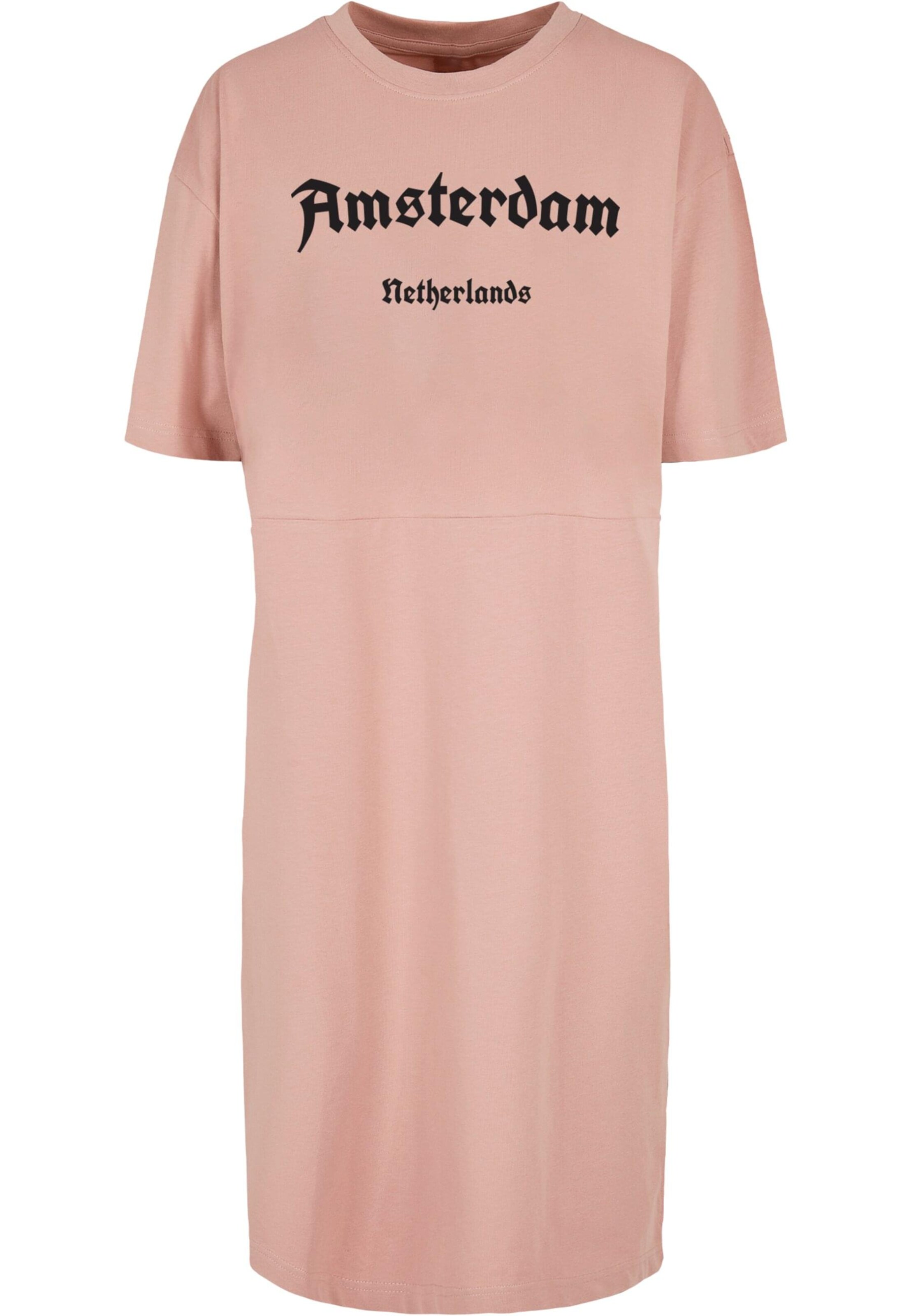 Merchcode Kleid 'Amsterdam' in Pink: Vorderseite