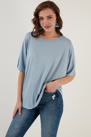 T-shirt LELA en bleu : devant