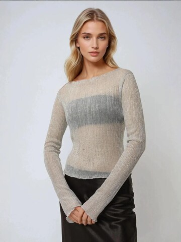 Hiccup - Blusa em cinzento: frente