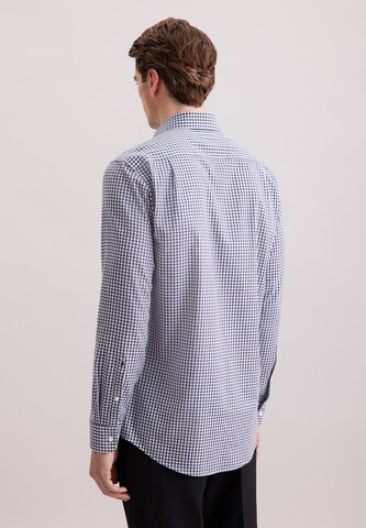 Coupe regular Chemise business 'Schwarze Rose' SEIDENSTICKER en bleu
