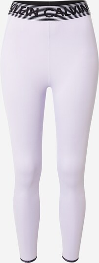 Calvin Klein Performance Спортен панталон в пастелнолилаво / черно / бяло, Преглед на продукта
