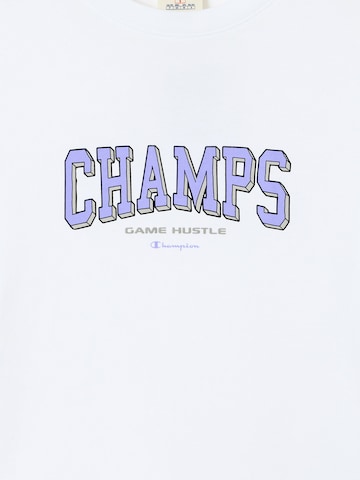 Tricou de la Champion Authentic Athletic Apparel pe alb