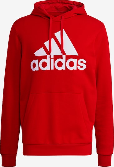ADIDAS PERFORMANCE Sportsweatshirt in feuerrot / weiß, Produktansicht